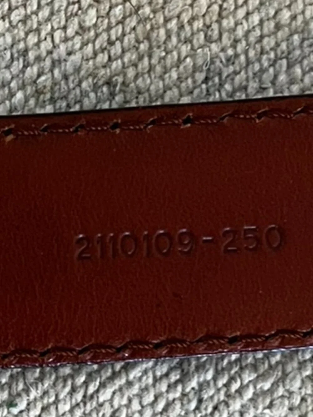Polo Ralph Lauren Men's Brown Classic Full-Grain Leather Belt Sz 38